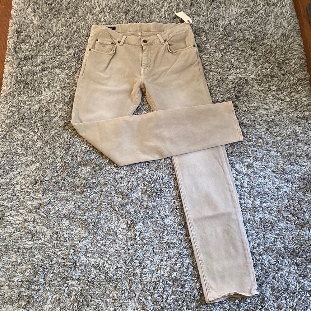 Giant tan jeans